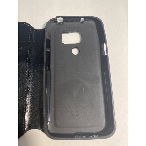 Sofa Wireless Samsung S7 Active Wallet Phone Case Black Magnetic Flip - Picture 3 of 10